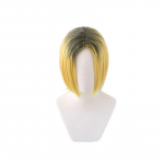 Anime Haikyuu!! Nekoma Kenma Kozume l&uuml;hike parukas Cosplay kost&uuml;&uuml;m, kuumakindlad s&uuml;nteetilised juuksed Haikiyu meeste parukad