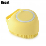 Silikoonpeaga massaažihari keha&scaron;ampoon Peanaha massaažihari kamm juuksepesukamm du&scaron;&scaron; jalapuhastushari vannitoatarbed Pink