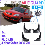 4 tk auto porilapid KIA Rio 2 JB sedaani sedaanile 2006-2011 2009 poritiivad pritsmekaitsed poritiibad auto