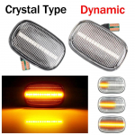 Led d&uuml;naamilised k&uuml;ljemarker suunatuled Toyota Celica T20 23 Corolla Caldina Avensis Starlet Prius Fielder Verso Runx MR2 jaoks Dynamic Crystal Type