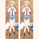 2022 My Dress Up Kallis Marin Kitagawa Cosplay kallistav kehapadjap&uuml;&uuml;r Dakimakura kate, kahepoolne tr&uuml;kitud padjap&uuml;&uuml;r virsikunahast 40x120cm pillowcase