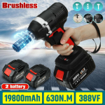 630 Nm juhtmeta elektriline l&ouml;&ouml;kmutriv&otilde;ti, k&otilde;risti mutter, harjadeta elektrit&ouml;&ouml;riist liitiumioonakuga