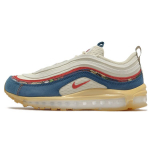 Nike Air Max 97 Coconut Milk Fossil Meeste tossud Valge Track-Red DV1486-162 39