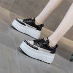 Fujin 8cm ehtsast nahast s&uuml;gise kevadtossud Tursked naiste segav&auml;rvilised talvised pl&uuml;&uuml;sised sooja platvormiga s&uuml;gismoodsad kingad 33 pruun