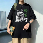 Piiratud v&auml;ljalaskega Yabujini T-s&auml;rk suvine l&uuml;hikeste varrukatega unisex naiste &uuml;lisuur T-s&auml;rk Meeste Vintage Tees Unisex O-kraega puuvillane T-s&auml;rk L