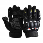 Unisex maantee allam&auml;ge pidurikindad Double Slide pika plaadiga kindad rula kaitsekindad must
