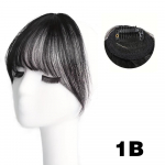 MISS PARUK S&uuml;nteetiline l&uuml;hike sirge juukseklamber kaardus tukk koos juukseotstega Air Bangs pikendused Naturaalne parukas naistele Cosplay Wear 24cm