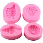 4 tk/komplekt silikoonist merekarbikesta koogikeekkomm Fondant Sugarcraft vormikoogi kaunistamise t&ouml;&ouml;riistade komplekt 4 Pcs