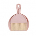 1 komplekti miniharja tolmulapi komplekt Vastupidav kompaktne lauaarvuti puhastushari rippuva auguga disainhari kodutarvik roosa