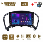 Icreative jaoks Nissan Juke 2010-2014 koos nupu nupuga Android autoraadio multimeediumipleier Navigatsioon stereo GPS 2 Din 1+16GB 1+16GB