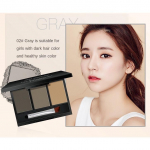 Three dimensional Eyebrow Powder waterproof, sweat resistant long-lasting Makeup Nose Shadow eyeshadow Contouring tray Makeup Student cosmetics 3#