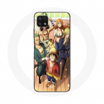 &Uuml;mbris Samsung Galaxy A22 5G One Piece Luffy Poster Crews Manga Anime jaoks