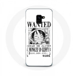 Valge &uuml;mbris Samsung Galaxy A8 Plus One Piece Manga uuringuplakatile