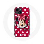 Kest - Maniacase - iPhone 14 - Minnie Mouse - Punane - Pehme must