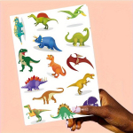 1/3 tk Suure dinosauruste peo ajutised t&auml;toveeringud, Tyrannosaurus T-Rex ja muud pidulikud kehakleebised, koomiksite v&otilde;ltsit&auml;toveeringud poistele ja t&uuml;drukutele 1pc
