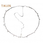 Boho stiilis peakett kividest ripats kahekihiline elegantne peakate Bling pruudi otsmikukett ehe kingitus juustele aksessuaar h&otilde;be