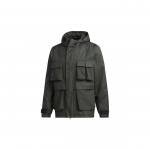 Adidas mitmetaskuline spordihoodie meestele &Uuml;ler&otilde;ivad Tume-Mullane-Pruun GF4013 S