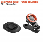 Universal Mobile Phone Holder Bicycle Aluminum Adjust angle Quick Mount Stand Rotatable Mountain Bike Bracket for HarleyDavidson Option 1 For Bike