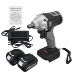 388VF 800N.m Harjadeta elektriline l&ouml;&ouml;kmutriv&otilde;ti Laetav 1/2-ruudukujuline akuv&otilde;ti Elektrilised t&ouml;&ouml;riistad Makita 18V aku jaoks 2 x Batteries