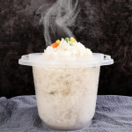 Mikrolaineahi riisipliit K&ouml;&ouml;giviljad eemaldatavad kergesti puhastatavad 900 ml auruti aurutamine