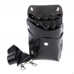 Pouch with Belt for Hairdressers, Salon Hair Barber s Beard Cut Shear Pet Hairdressing Tools Khaki