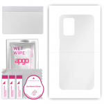apgo Ultra Clear Protective Skin Sticker for the back compatible with Realme 8 5G, Wrap Film, Hydrogel Film, Flexible, Soft TPU with positioning layer