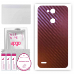 apgo skin sticker film foil vinyl for the BACK compatible with LG X power 3, scratch-resistant, easy to install - Carbon Chameleon CAKA5