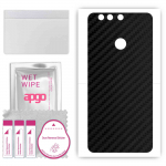 apgo Protective Skin Sticker for the back compatible with TP-Link Neffos N1, Wrap Film, Foil, Vinyl - Pattern Carbon Black