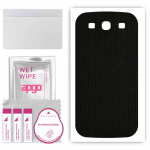 apgo Protective Skin Sticker for the back compatible with Samsung Galaxy S3 i9300, Wrap Film, Foil, Vinyl - Pattern Matrix