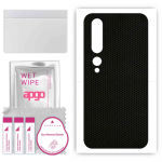 apgo Protective Skin Sticker for the back compatible with Xiaomi Mi 10 Pro 5G, Wrap Film, Foil, Vinyl - Pattern Matrix