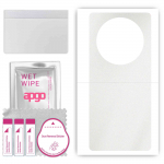 apgo Protective Skin Sticker for the back compatible with Honor X40, Wrap Film, Foil, Vinyl - Pattern Matte Transparent