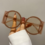 Naiste meeste &uuml;mmargused kahev&auml;rvilised p&auml;ikeseprillid Mood Retro Trend P&auml;ikeseprillid Travel Street Photo Holiday Party Beach Prillid