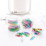 Loominguline multifunktsionaalne kirjaklamber, v&auml;rviline k&ouml;itmisn&otilde;el &otilde;pilaste kommide v&auml;rviline kirjaklamber, Korea versioon, 50 t&uuml;kki 5.5*2.5cm