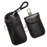Faraday Bag Key Protector, 2 Pack Signal Blocking RFID Key Fob Protector Pouch, Anti-Theft Car Security Cage One Size must