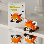 Mini Armsad Panda Mikro ehitusklotsid 3D Teemant Mudel Loomad Klotsid Ise ise Linna ehitusm&auml;nguasjad lastele Lastele Kingitus Panda-208Pcs