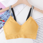Naiste spordirinnahoidjad Crop Top Fitness J&otilde;usaali jooksmine Spordir&otilde;ivad Naiste aluspesu Push Up rinnahoidja joogarinnahoidja One Size valge