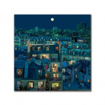 Vintage kaasaegne l&otilde;uendimaal Pierpaolo Rovero plakatid ja tr&uuml;kised Seinapildid elutoa jaoks Kodu seinakaunistus Cuadros 30x30cm no frame sinine