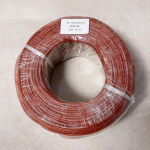 12K 33ohm/m infrapuna s&uuml;sinikkiust k&uuml;ttekaabel 3mm silikoonkummist &uuml;mbrisega p&otilde;randak&uuml;ttes&uuml;steemi soojustraadid 200m