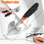 Nurgal&otilde;ikurid Reguleeritavad 45 kuni 135 kraadi Ergonoomilised Liistl&otilde;ikurid Mitme Nurga All Nurgal&otilde;ikurid Puidu Plasti PVC L&otilde;ikamiseks