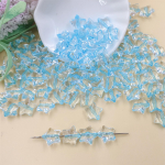 Loomingulised lahtised helmed DIY leiud P&auml;rlid kaelakee k&auml;ev&otilde;ru T&auml;hthelmed meisterdatud akr&uuml;&uuml;list ehete valmistamiseks 13 mm 120 tk k&auml;sit&ouml;&ouml;na helesinine v&auml;rv