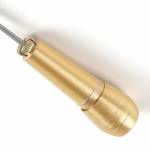 Isetehtud nahast &otilde;mblusn&otilde;el vase k&auml;epidemega, komplekt nahast l&otilde;uendist kingade t&ouml;&ouml;riist