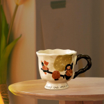 Keraamiline kruus Teetass Armsad joogin&otilde;ud Mugav k&auml;epide Korduvkasutatav piimakohv hotelli jaoks