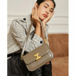 Prantsuse stiilis &otilde;lakott Naistele Ehtne veisenahast V&auml;ike ruudukujuline kott V&auml;rviline Moodne crossbody kott (20cm<Max Length<30cm) hall v&auml;rv