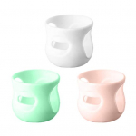 3 tk silikoonist pudeli varrukad 120 ml/240 ml beebipudelihoidja libisemisvastane BPA vaba isolatsiooni&uuml;mbris 120ML