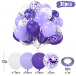 10/26/38 tk Konfeti-Lateks &otilde;hupallid S&uuml;nnip&auml;evapeokaunistus Pulmadekoratsioon Baby Shower Globos selge &otilde;huga &otilde;hupallid S&otilde;brap&auml;ev 12INCH