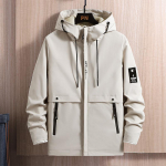 Meeste r&otilde;ivad fliisist jakk Meeste paks soe jakk Tuulejoped Moodsad meeste mantlid 2XL khaki