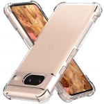 P&otilde;rutuskindel turvapadja TPU &uuml;mbris Google 8A 8 7 6 Pro 7A 6A l&auml;bipaistev kaitsev &uuml;li&otilde;huke l&auml;bipaistev t&auml;iskaitsekate Google Pixel 6 puhas