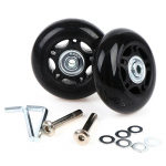 2 komplekti pagasikohvri asendusrattad teljed ja mutriv&otilde;tme paranduskomplekt 68 mm