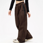 Naiste kottis Harajuku kaubap&uuml;ksid T&auml;navar&otilde;ivad Hip Hop Laia s&auml;&auml;rega p&uuml;ksid Langevarju dressip&uuml;ksid Techwear Joggers Suured Y2K p&uuml;ksid M pruun