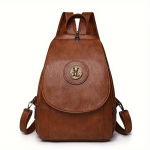 &Uuml;hev&auml;rvilised luksuslikud naiste nahast seljakotid t&uuml;drukutele vabaaja p&auml;evakott, must vanaaegne seljakott &otilde;pilastele koolikotid pruun